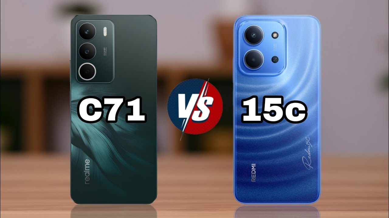 REALME C71 VS XIAOMI REDMI 15c