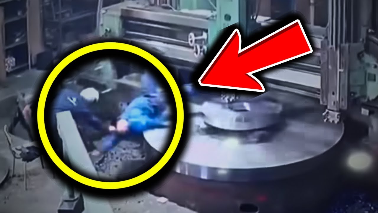 Авария вращающегося механизма попала на камеру&hellip;