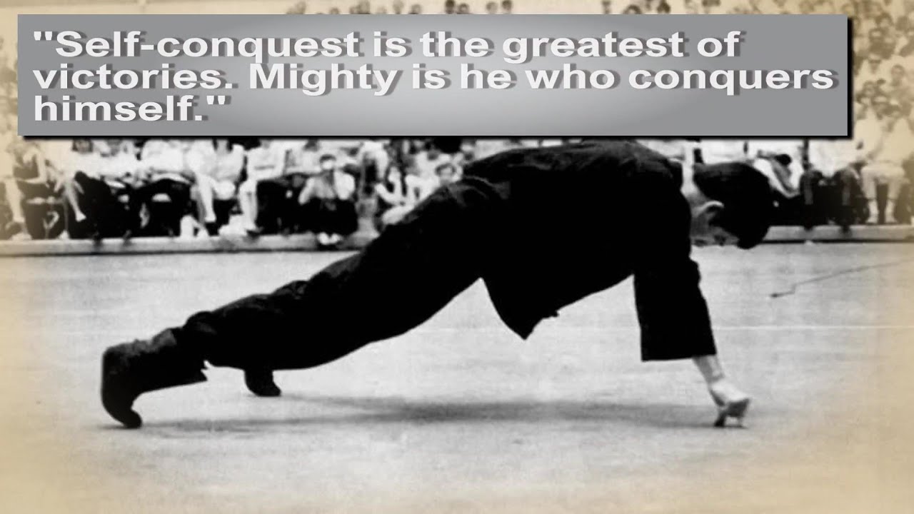 Bruce Lee. . . self-conquest