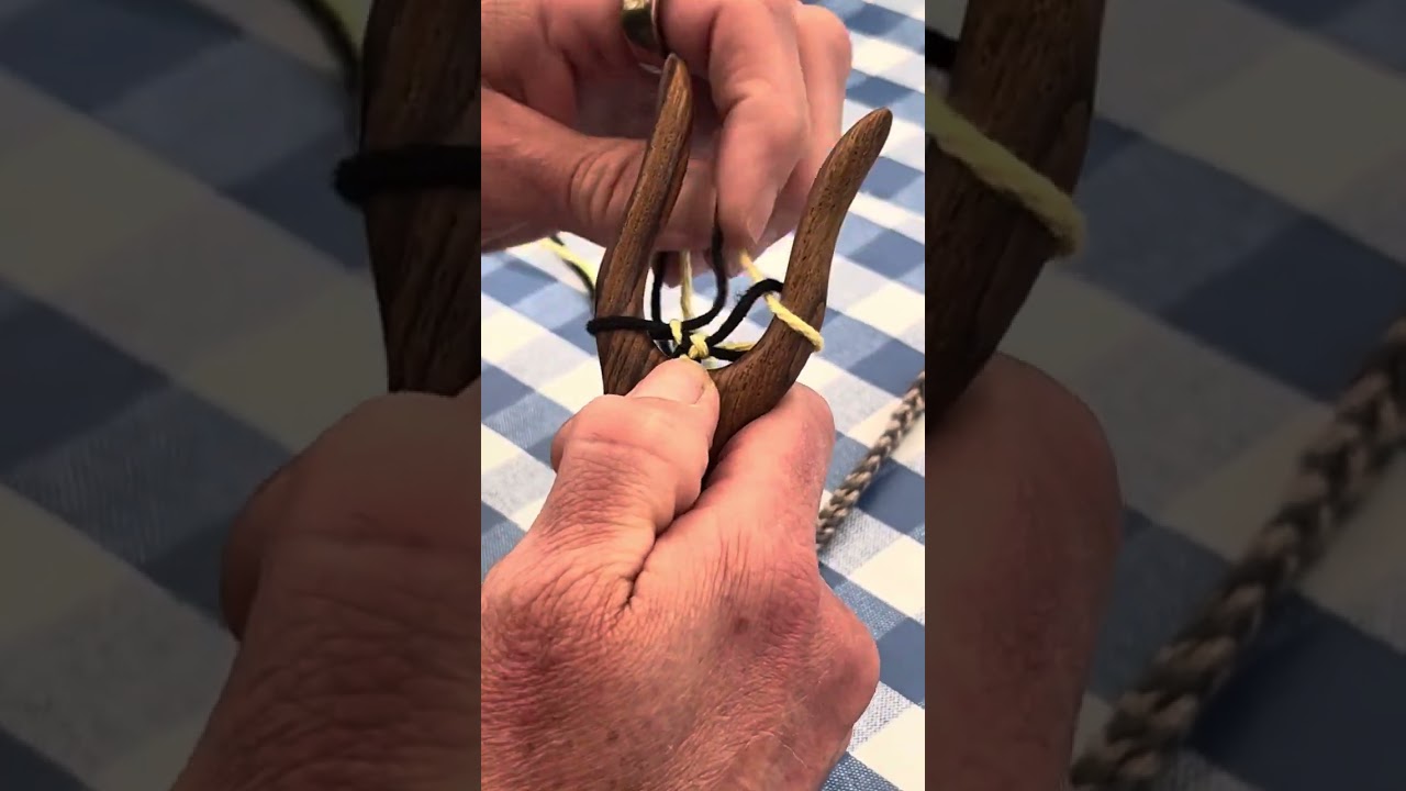 “Triangle” lucet cord ​⁠@avollerner