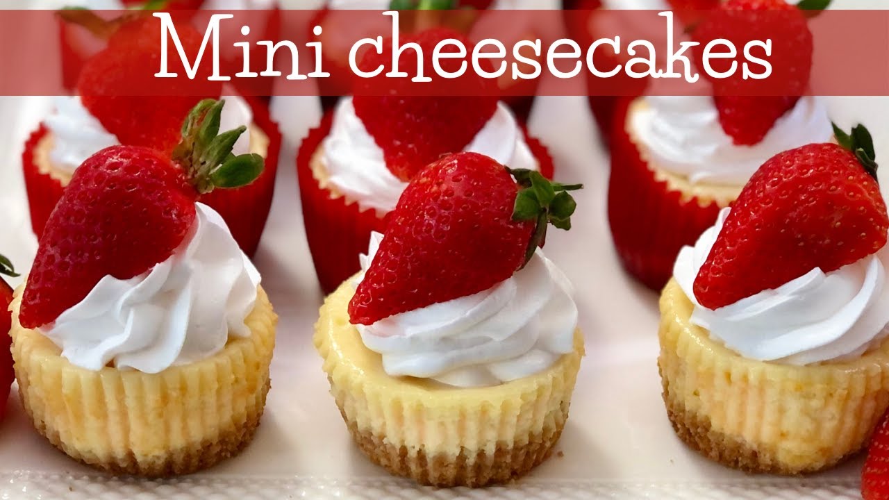 CREMOSITOS Y FÁCILES MINICHEESECAKES | TARTAS DE QUESO | POSTRES CON IXCHEL