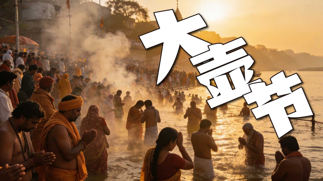 印度大壶节：信仰的力量，恆河沐浴能洗淨罪过？