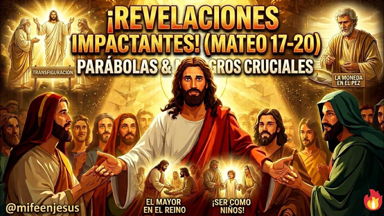 Evangelio de Jesús según Mateo - Capítulos 17 al 20 (Sagrada Biblia) 😇🙏🏼