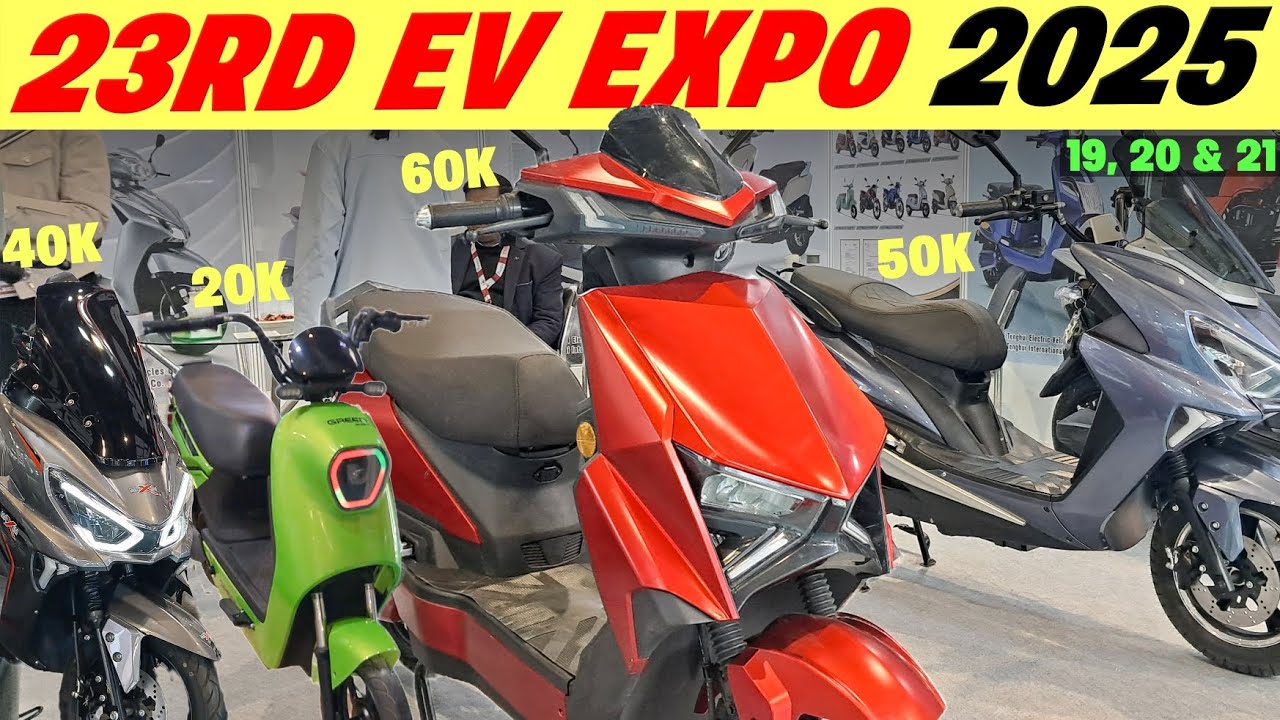 23rd Ev Expo 2025 Pragati Maidan 🔥 | Cheapest Electric Scooter & Bikes 