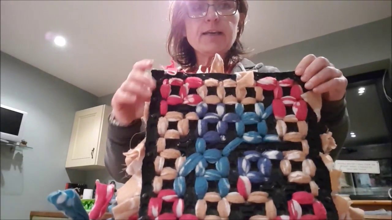 Making a snuffle mat