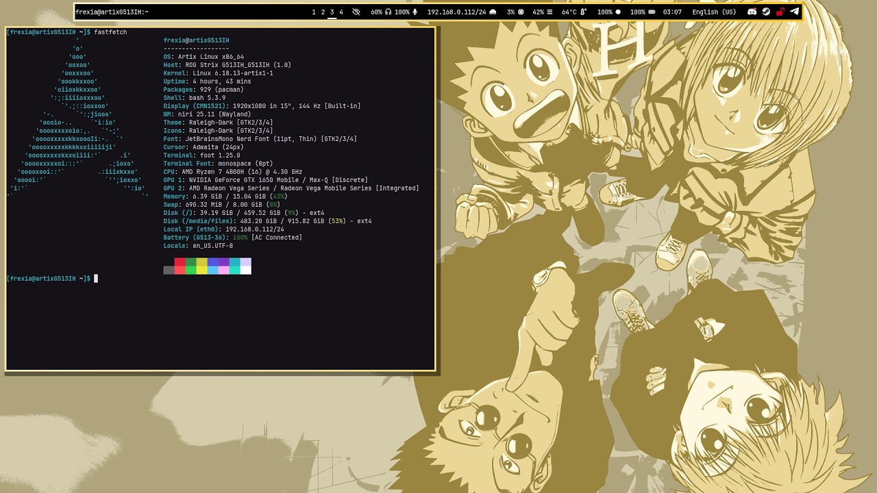 Artix Linux. Часть 1 - установка, священное избавление от systemd вируса