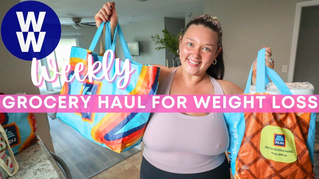 WEEKLY GROCERY HAUL FOR WEIGHT LOSS ON WW | MY STAPLES THAT HELP ME