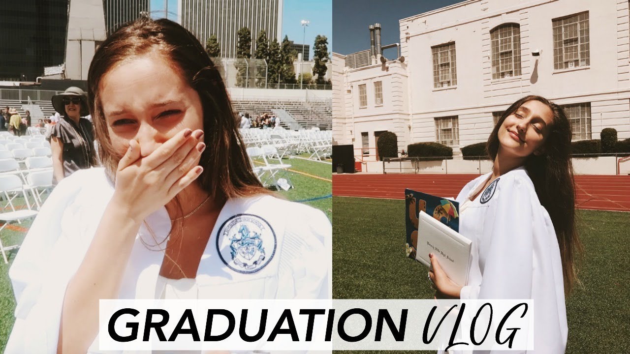High School GRADUATION VLOG (this one gets emotional lol)