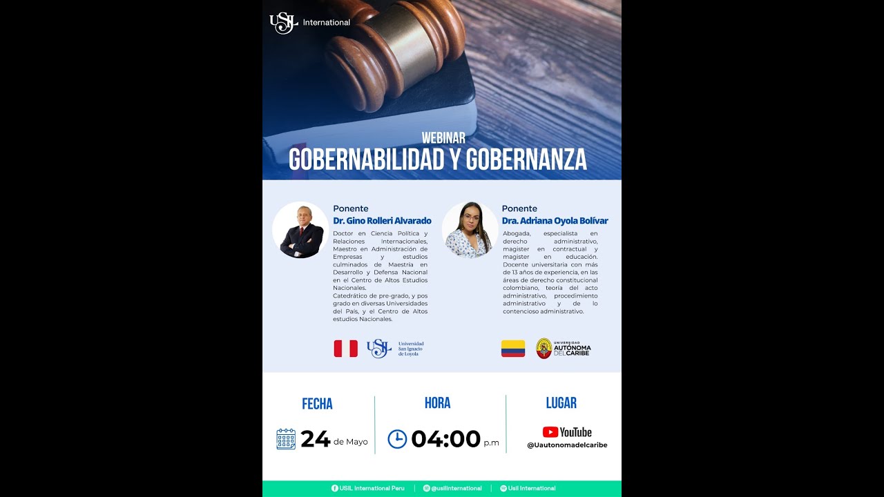 WEBINAR-  Gobernabilidad y Gobernanza