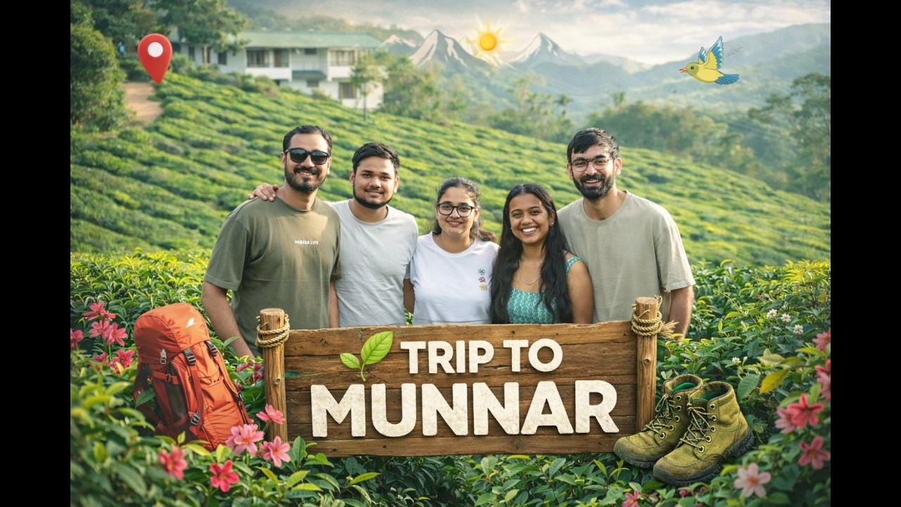 Munnar Trip Vlog 🌄PART -2 | Tea Gardens, Misty Hills & Kerala Beauty