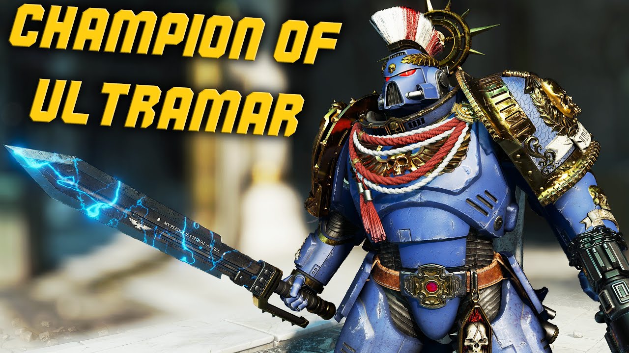 ЧЕМПИОН УЛЬТРАМАРИНОВ против Вторжения Массового Хаоса — Warhammer 40k: Space Marine 2 (4K, с мод...