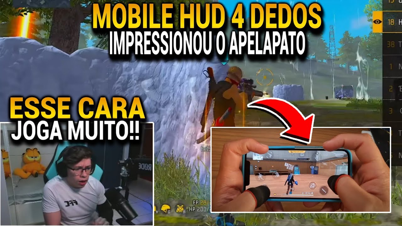 MOBILE HUD 4 DEDOS DEIXOU O APELAPATO IMPRESSIONADO COM SUA JOGABILIDADE NO APELA REVELA, A LENDA!!