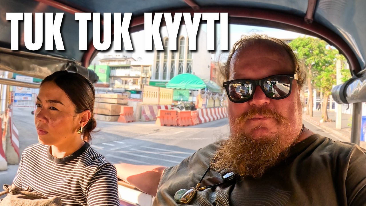 VENE, TUK TUK & OSTOSRALLI Bangkokissa 🇹🇭 | Päivä 66