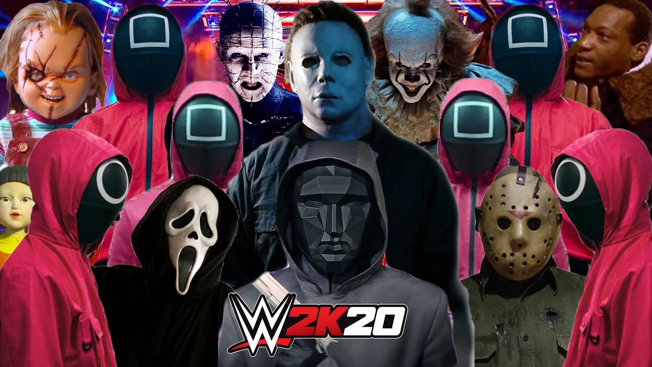 SQUID GAME HALLOWEEN EDITION ROYAL RUMBLE | WWE 2K20 Gameplay