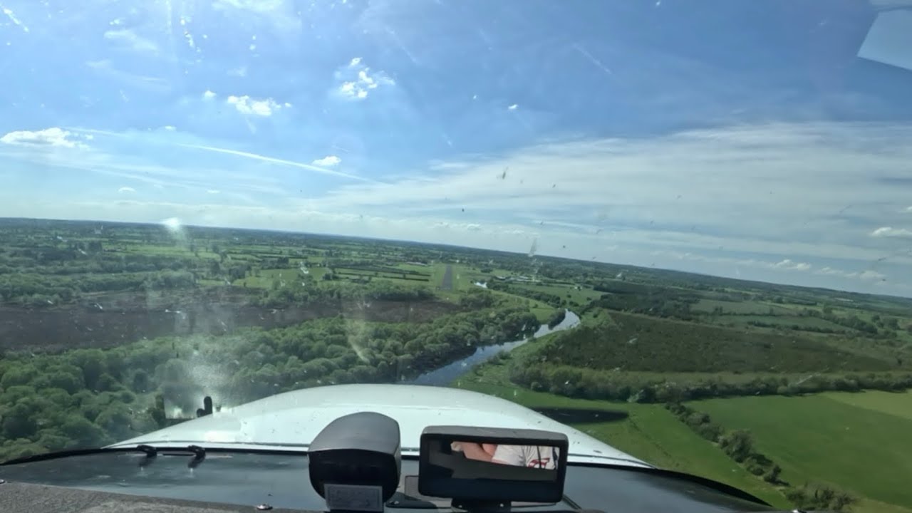 Landing at Abbeyshrule Aerodrome