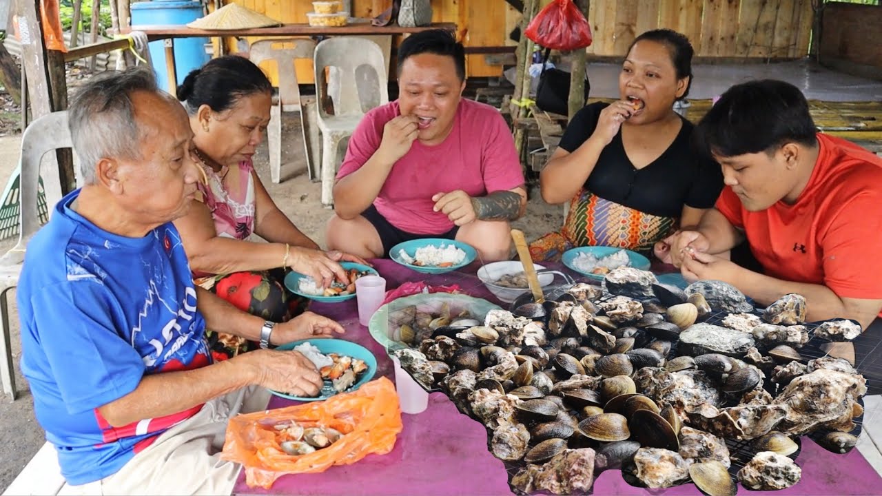 Oyster Bakar Dan Sepit Ketam Goreng Telur // Hanya Masakan Kampung Yang Sangat Simple…//