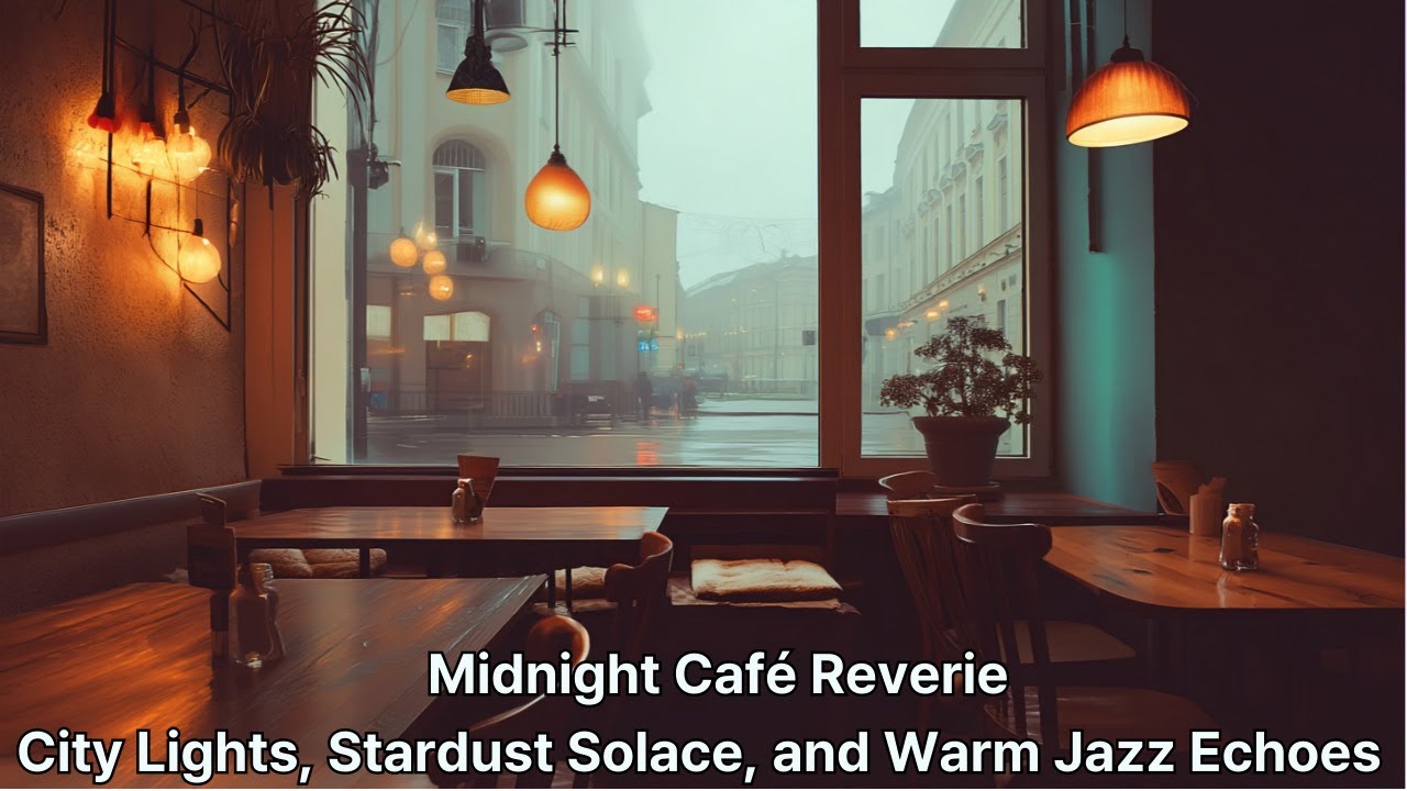 Midnight Café Reverie: City Lights, Stardust Solace & Warm Lo-fi Jazz Echoes at the Edge of Tomorrow
