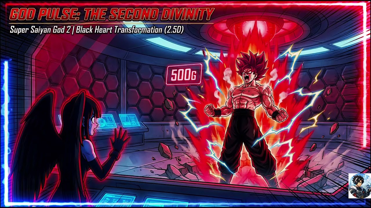 GOD PULSE: THE SECOND DIVINITY | Super Saiyan God 2 | Black Heart Transformation (2.5D)