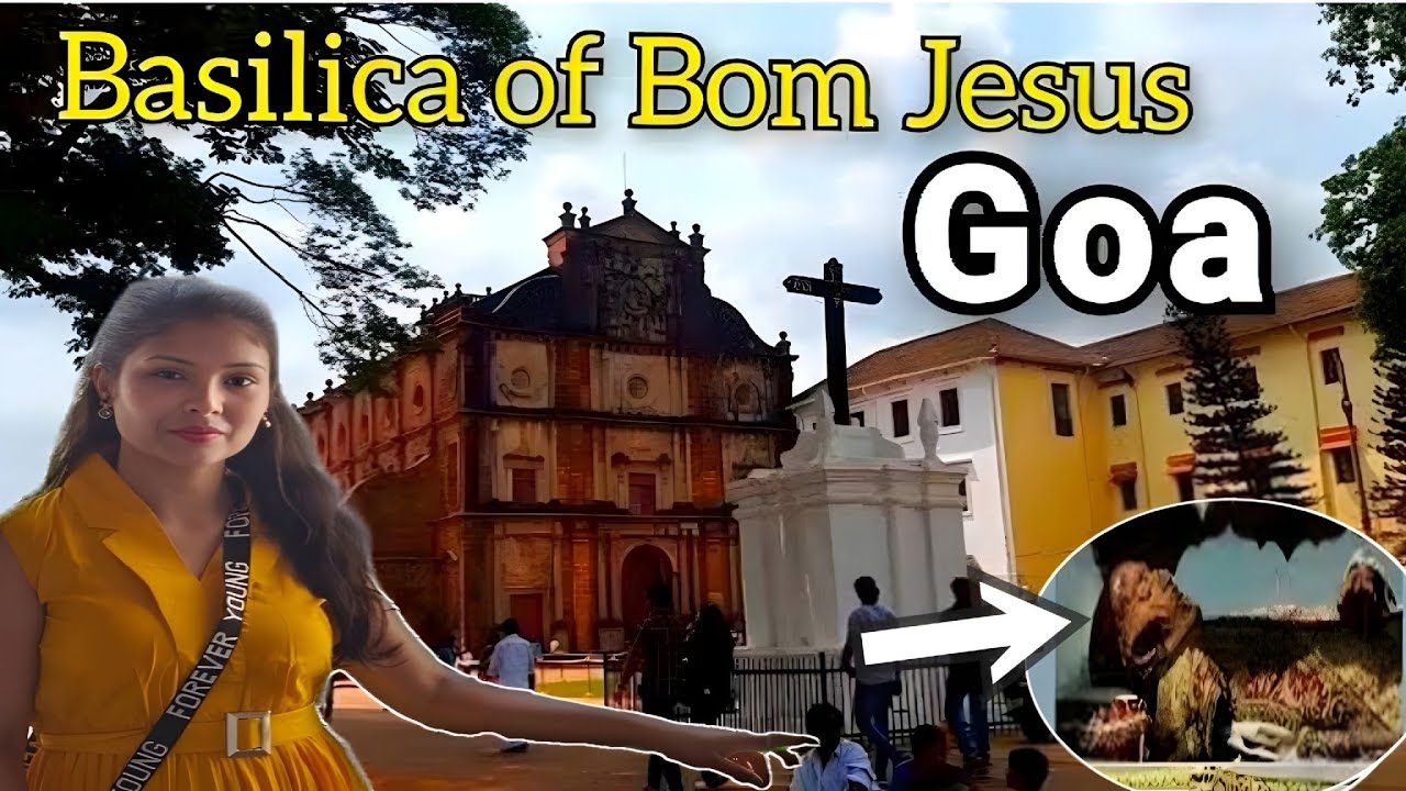 Goa ka famous church/ Basilica of Bom jesus 400 sal Purana#goa #goa#vlog #familyvlog#travel#church 