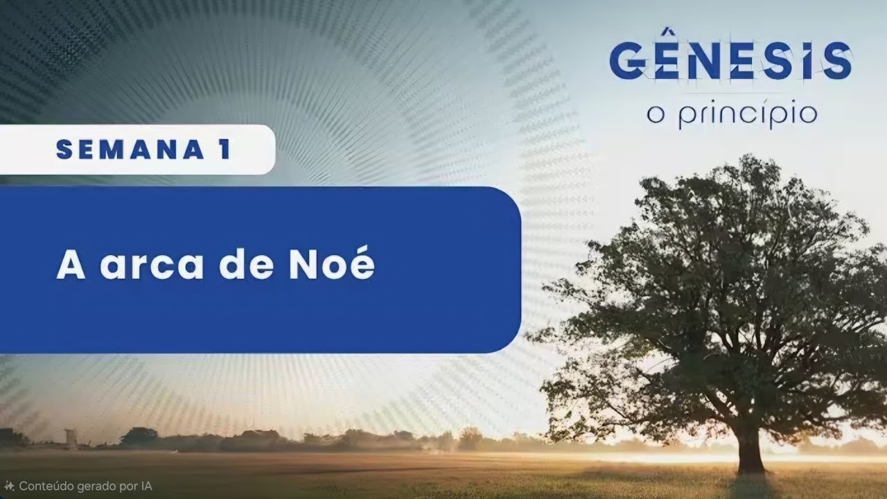 A Arca de Noé. Ministro da Palavra Nilton Ricardo/Gerson de Paula. 