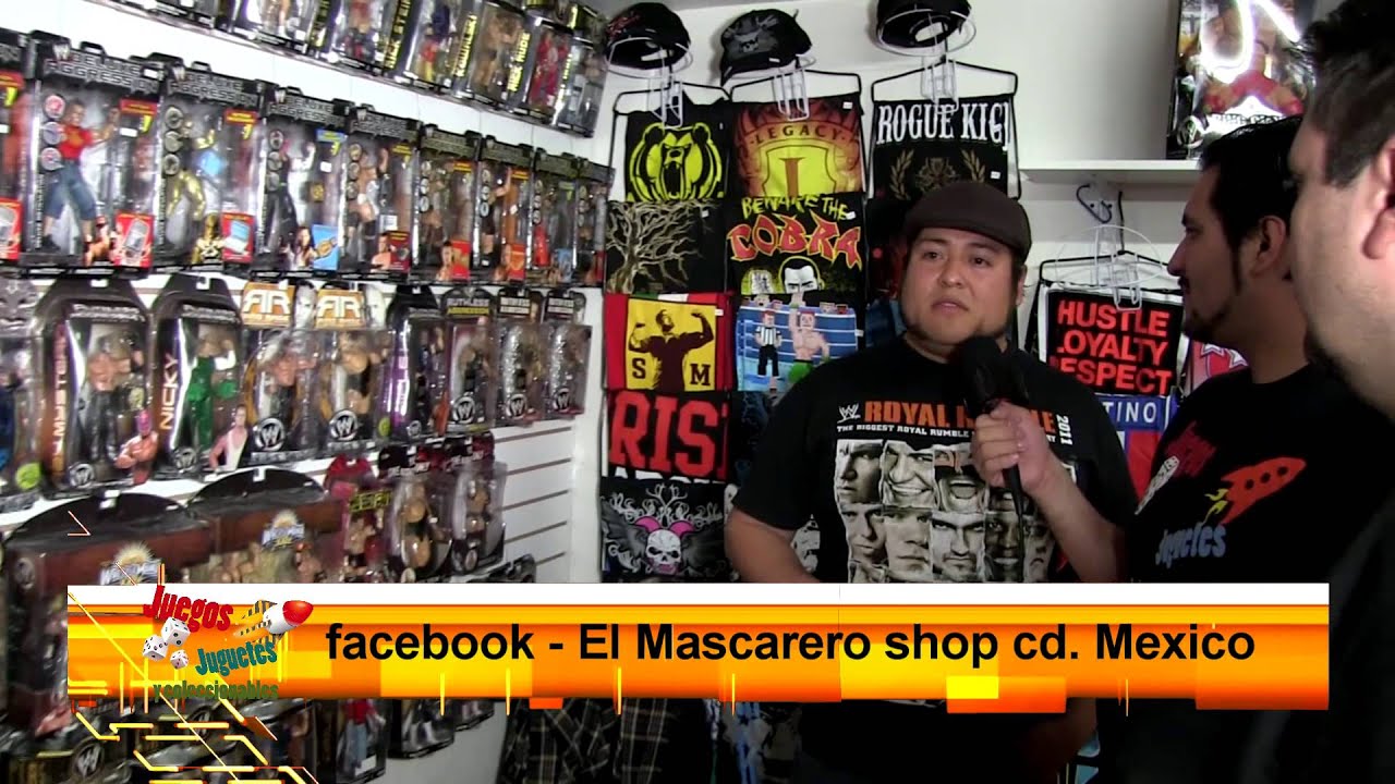 Tienda de artículos WWE El Mascarero Shop Cdmx  ★ Juegos Juguetes y Coleccionables ★