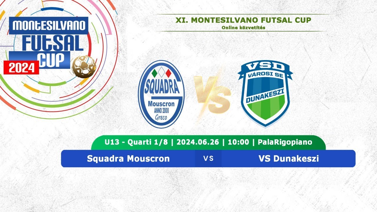 MFC-U13: Squadra Mouscron - VS Dunakeszi (2024.06.26)