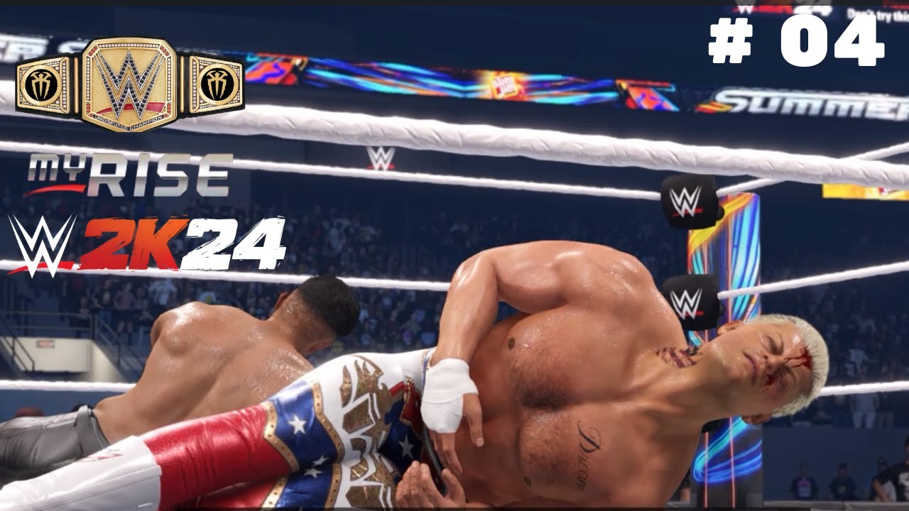 WWE 2K24 MYRISE UNDISPUTED CHAMPIONSHIP MATCH PART 4 | WWE 2K24 GAMEPLAY