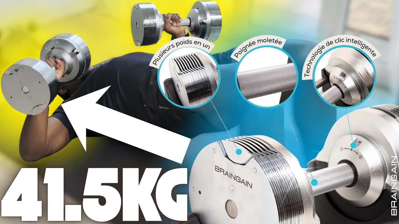 TEST et AVIS des HALTÈRES 41,5KG AJUSTABLES BRAINGAIN ? (Je valide !) #fitness #homegym #gym