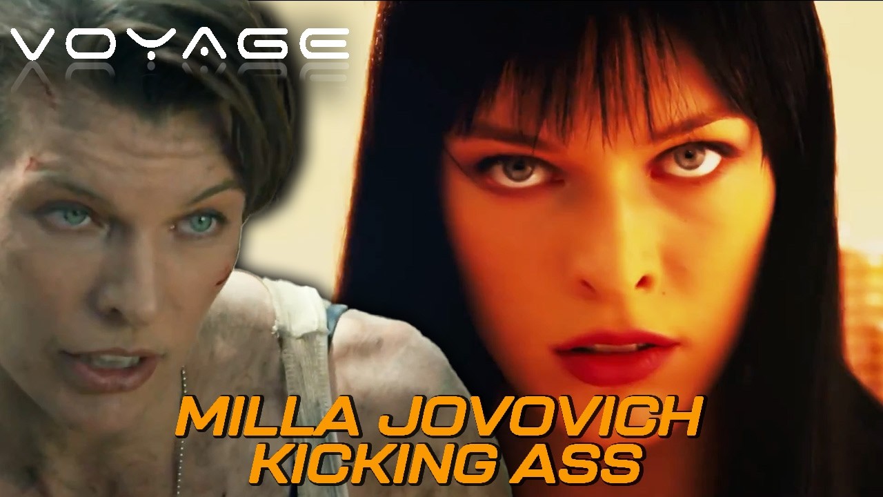 Milla Jovovich Kicking Ass In Every Universe | Compilation | Voyage