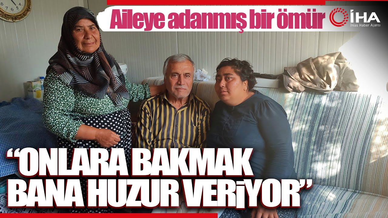 Fedakar Kadın Hasta Eşine ve Kızına Bakıyor