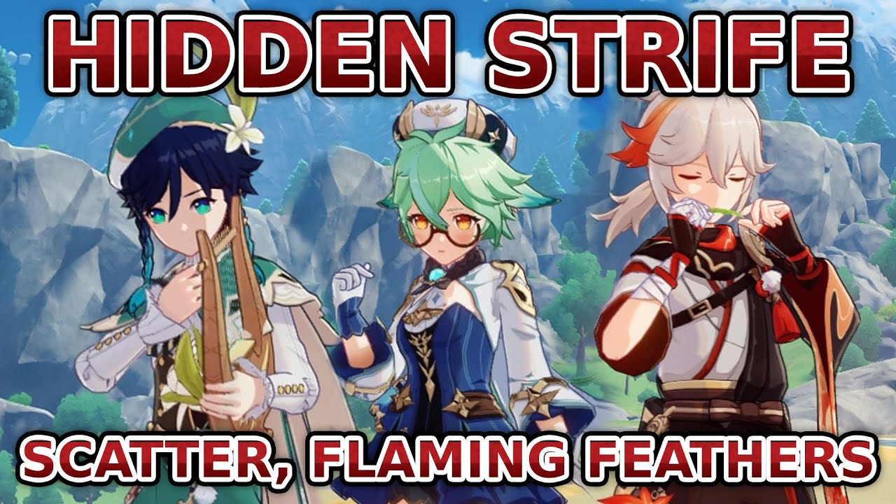 Hidden Strife (Scatter, Flaming Feathers) Dire Straits - Genshin Impact 2.8