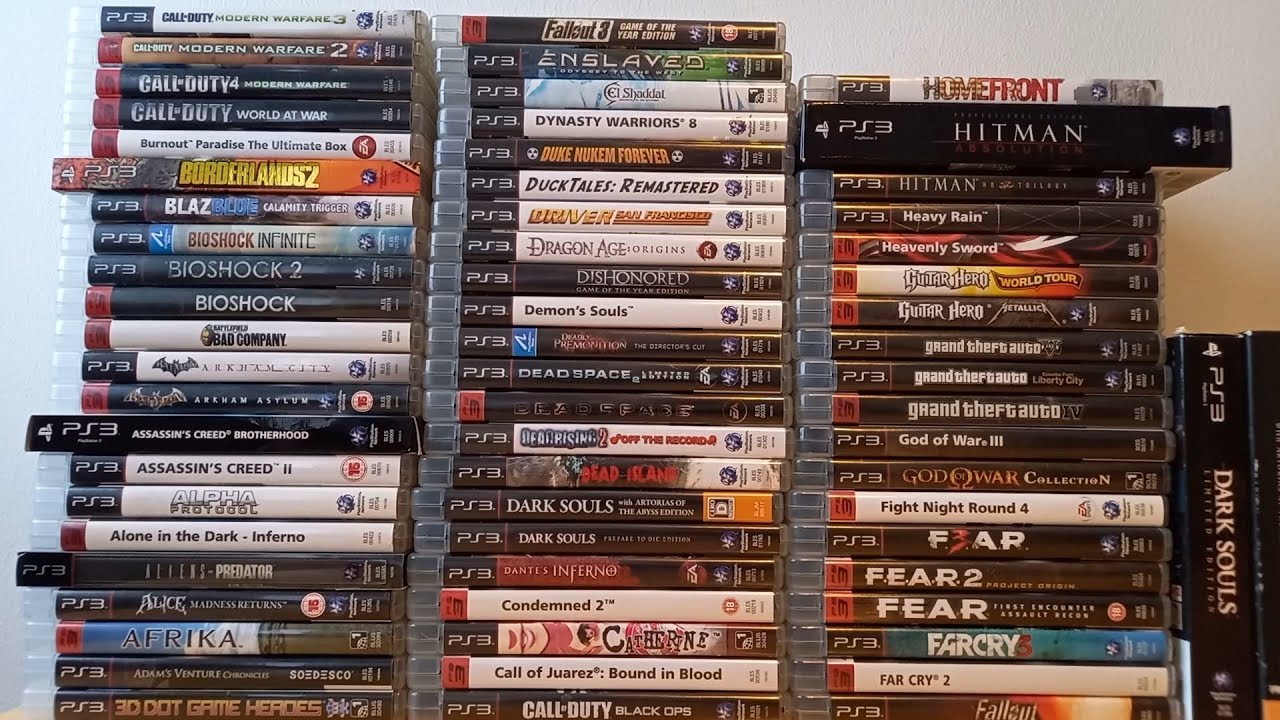 My complete PS3 collection (250+ games!): PART 1