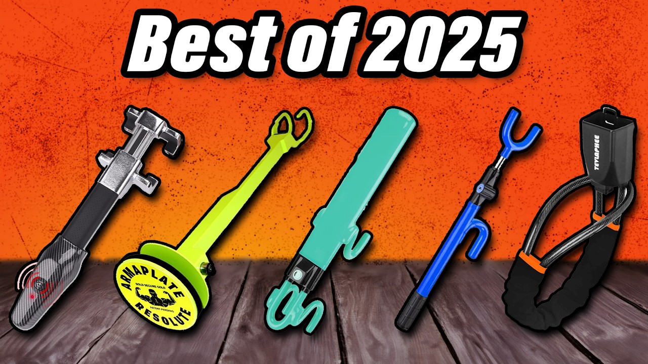 7 Best Steering Wheel Locks 2026 - Budget, Portable, Easy, Full Coverage & Alarm