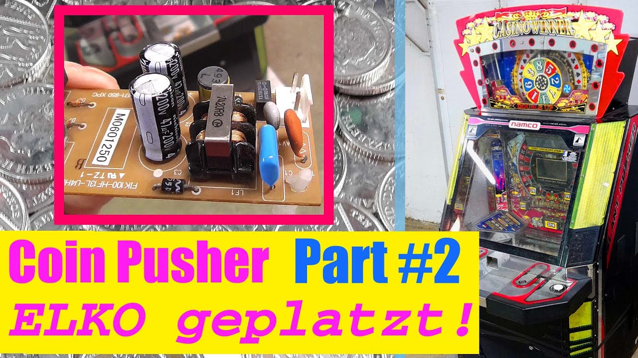 Der ERSTE START - Münzschieber aus England importiert Part #2 - Coin Pusher from UK - First start