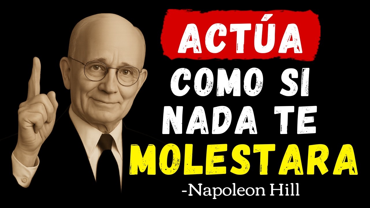 Aprende a ACTUAR como si nada te afectara | Napoleon Hill