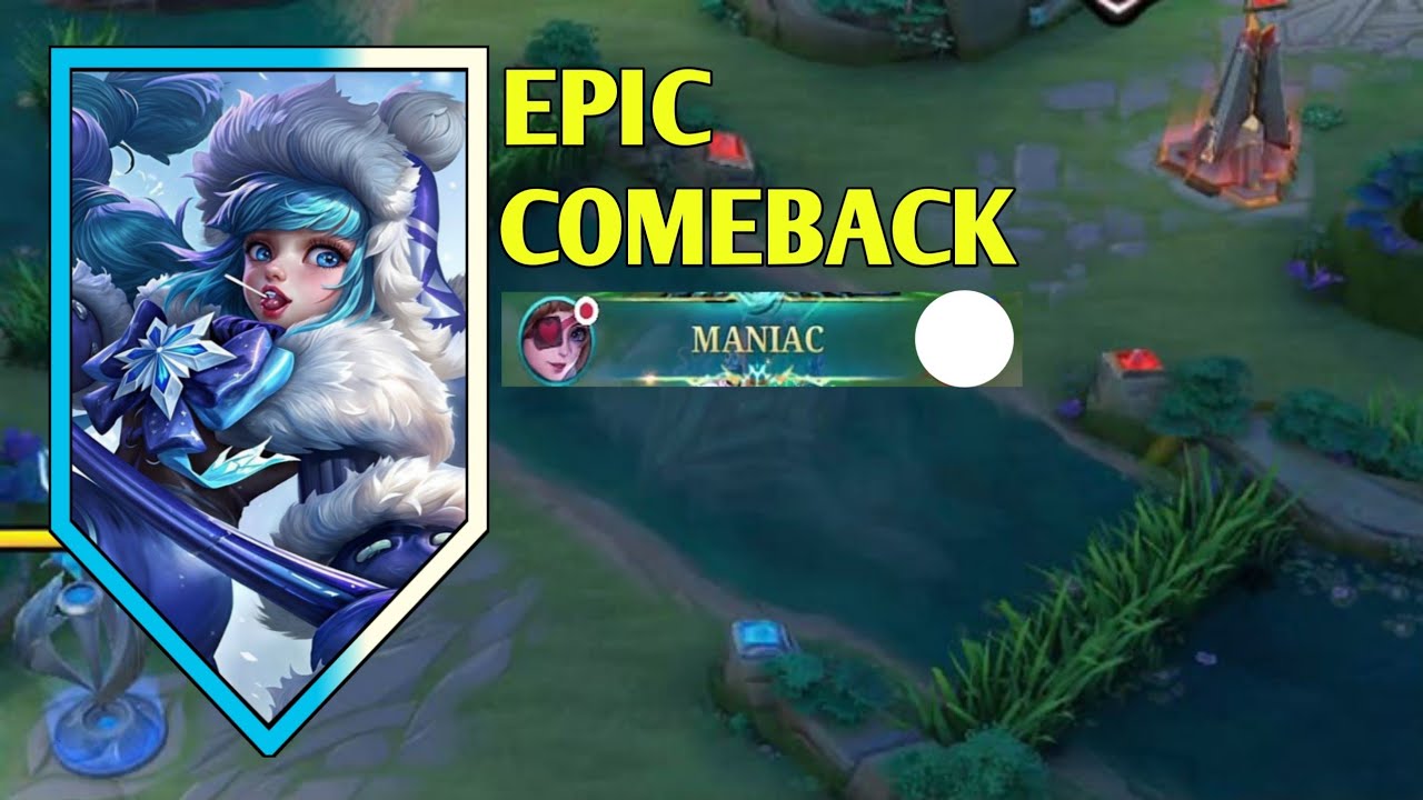 RUBY BUILD DAMAGE,EPIC COMEBACK + MANIAC☠️🔥 - MLBB