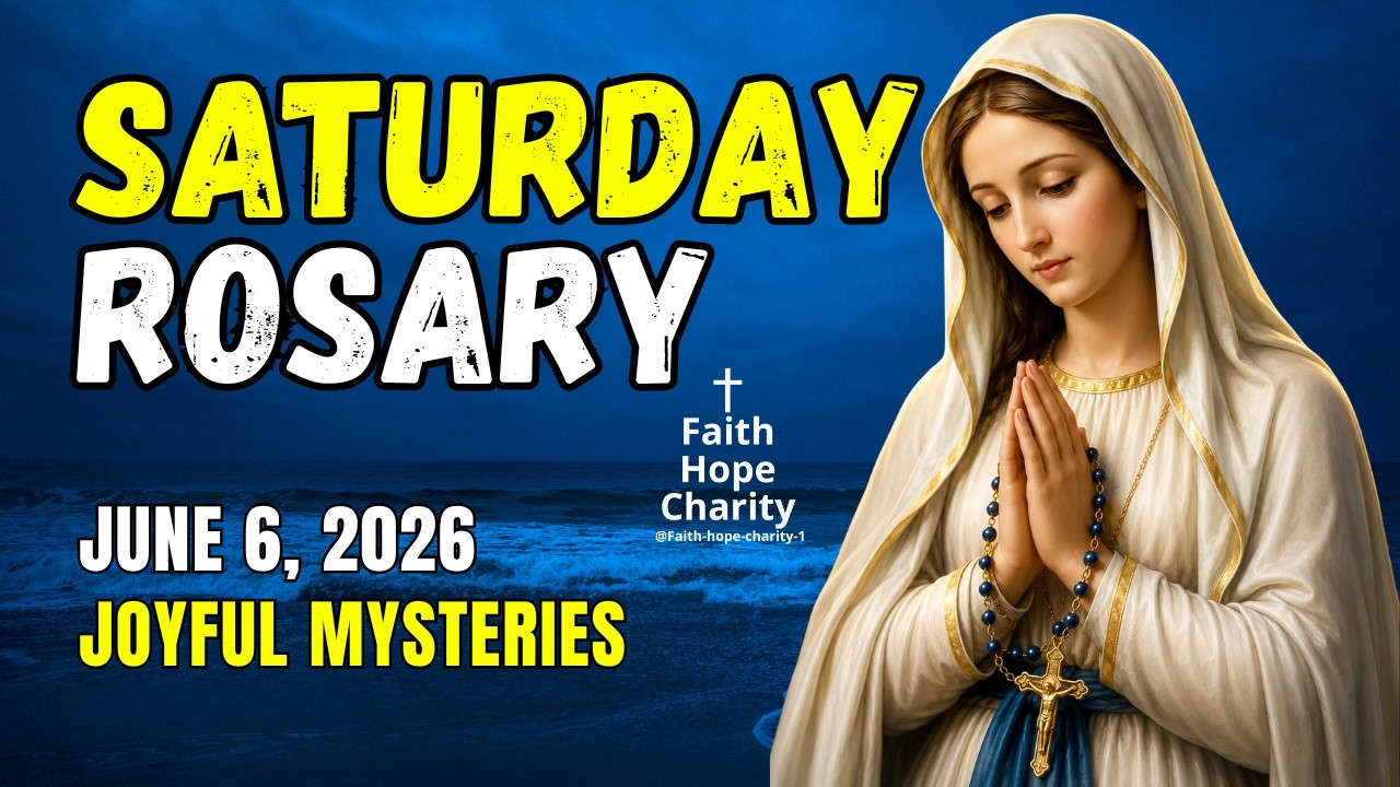 Saturday Rosary 🌹 Joyful Mysteries of the Rosary 🌹 June 6, 2026 VIRTUAL ROSARY