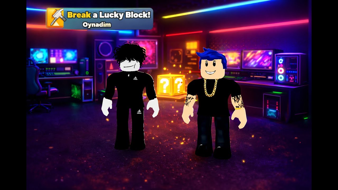 Bu gün roblox da | ⛏️ Break a Lucky Block! | oynadım            #brainrot #roblox #keşfet #fyp #fypシ
