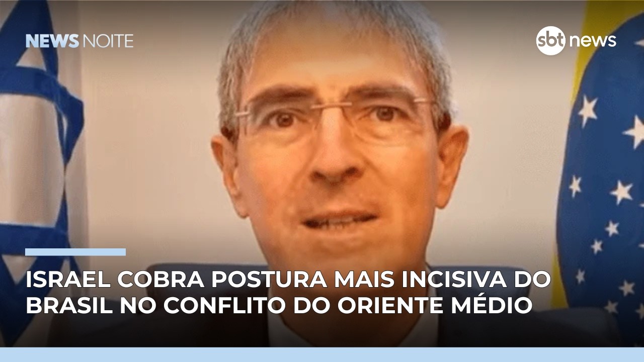 Cônsul de Israel cobra posição mais dura do Brasil | #NewsNoite