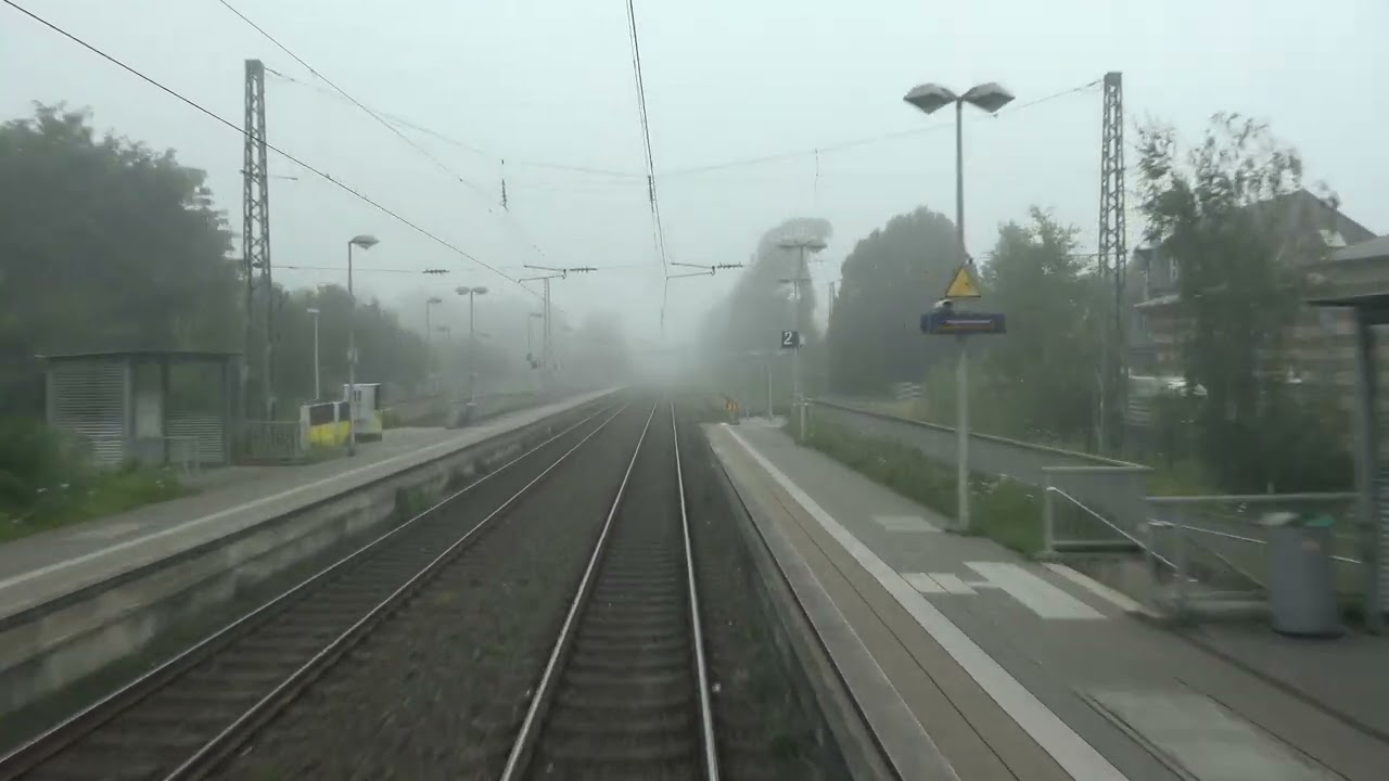 Train cab ride; Aachen West - Krefeld-Linn (20240802)