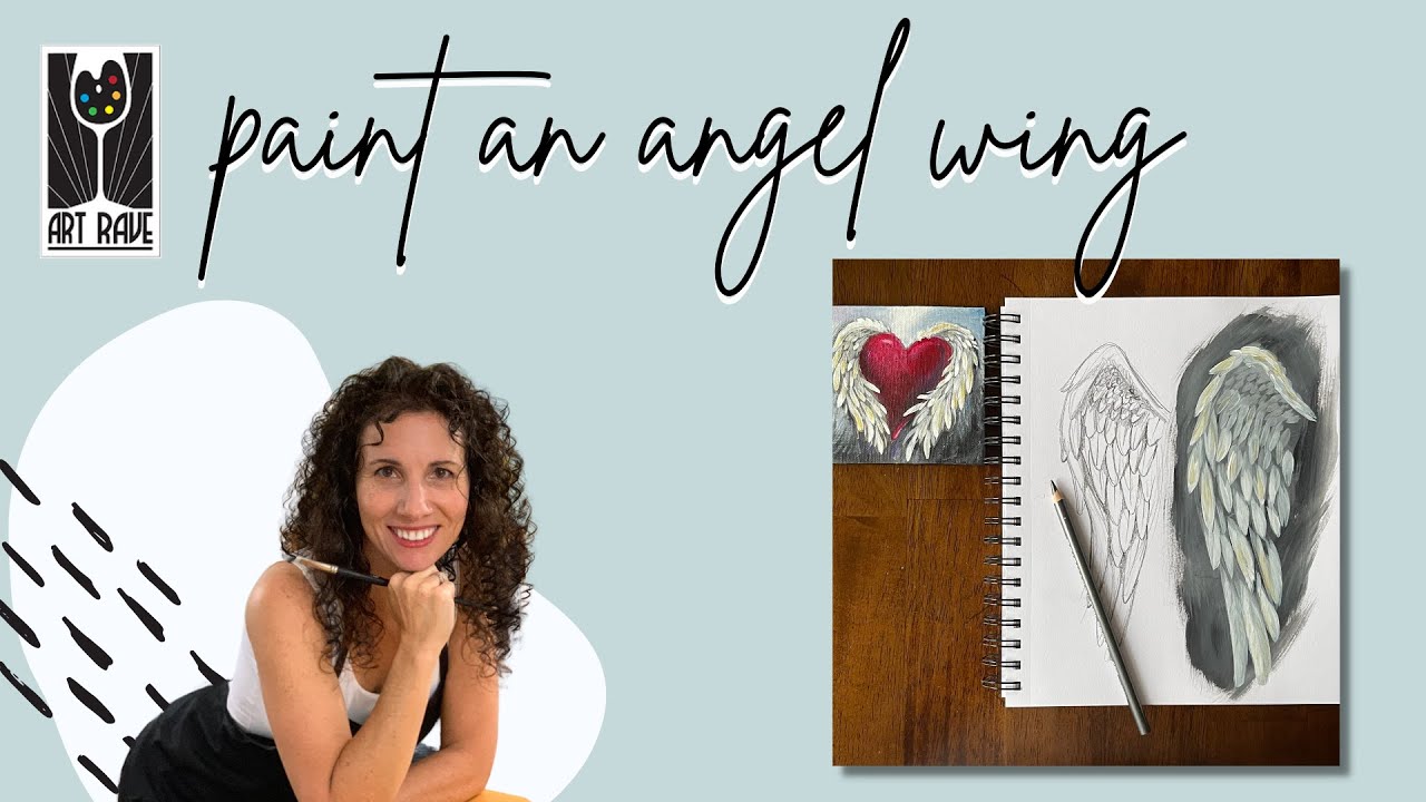 Learn How to Paint an Angel Wing in Acrylic