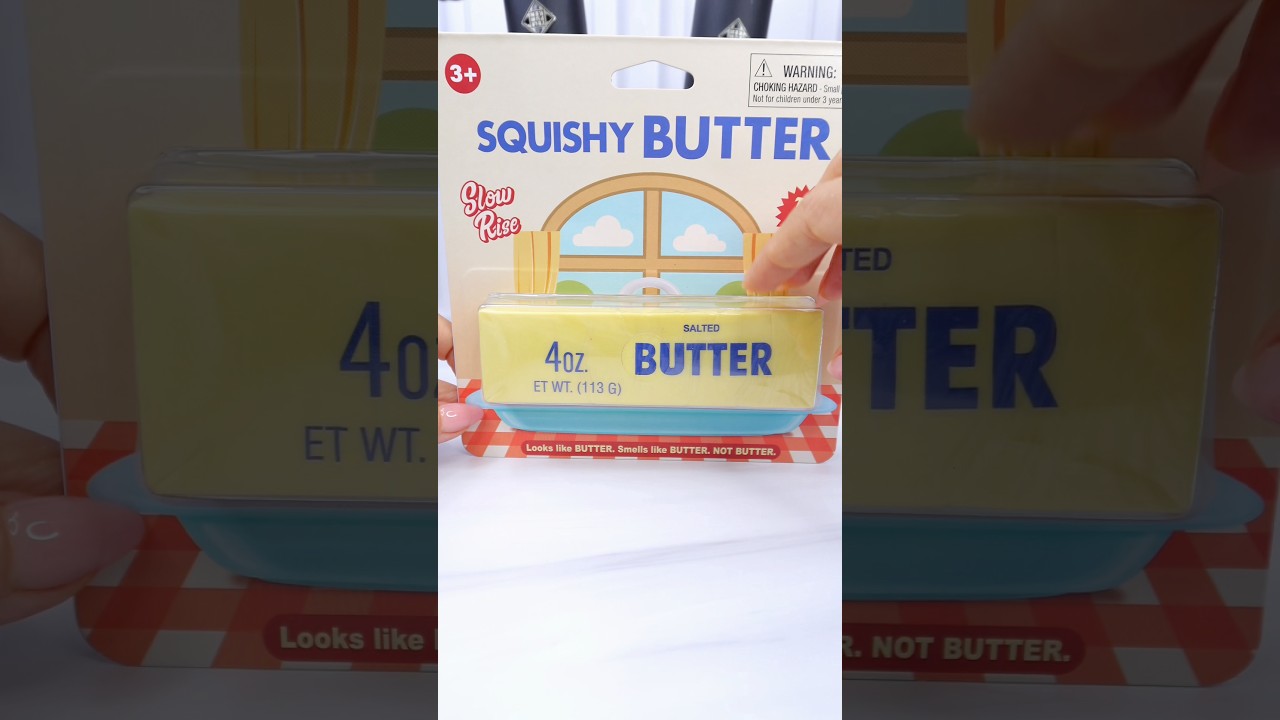 Slow Rising Squishy Butter Unboxing ASMR