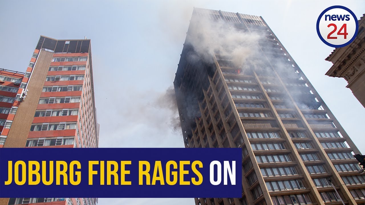 Johannesburg CBD building fire reignited