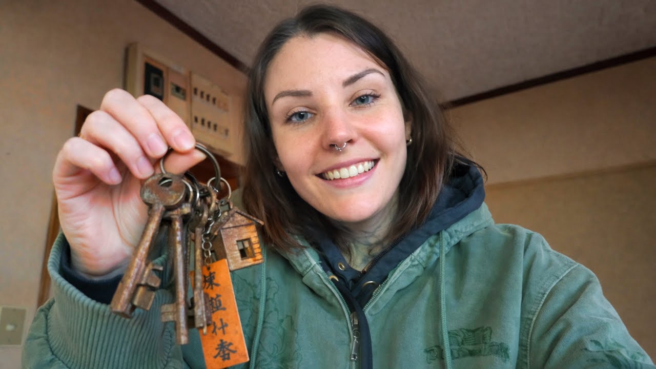 J'ai enfin r&eacute;cup&eacute;r&eacute; les cl&eacute;s de ma maison au Japon !