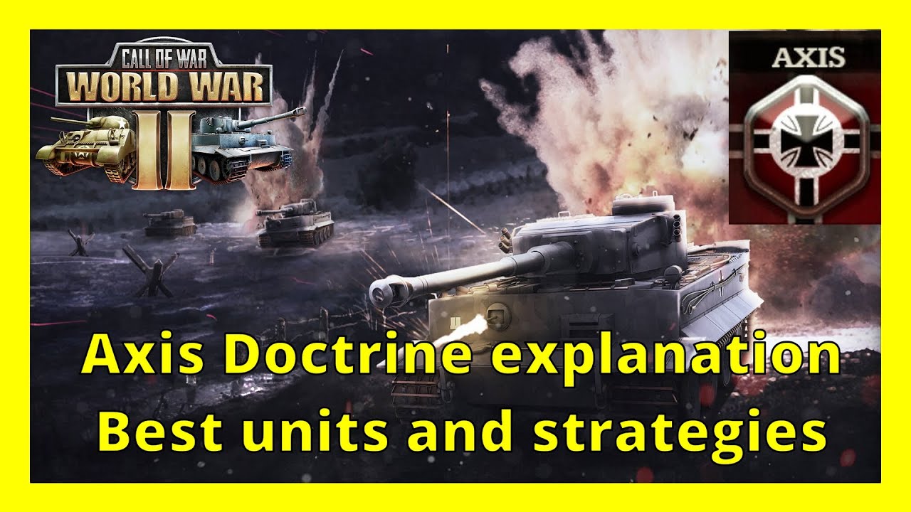 Call of War | Axis doctrine explanation, best units and strategies