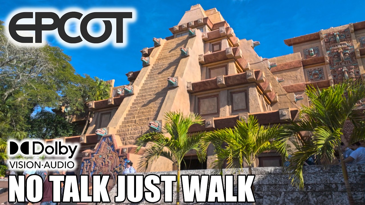 A Peaceful Epcot Morning Walk Disney World Florida