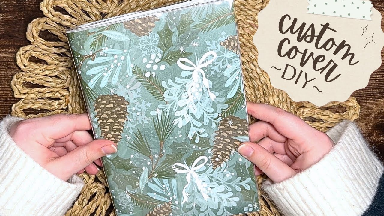 Making a Custom Cover with Scrapbook Paper | Sterling Ink Common Planner