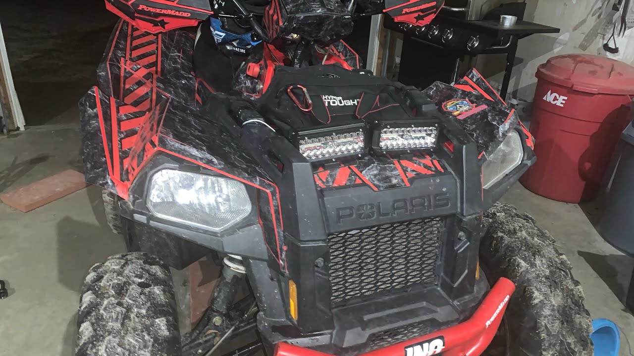 How to install a Light Bar on your ATV(detailed)