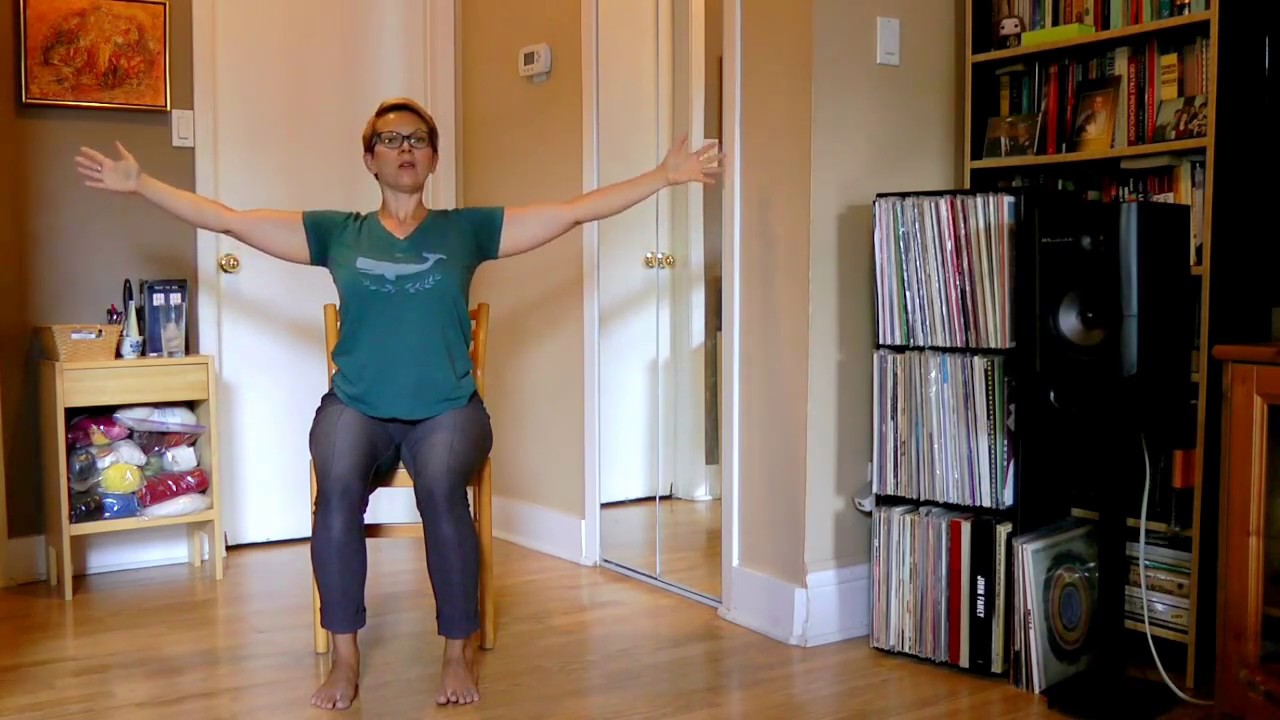 Chair Yoga for Shoulders and Hips