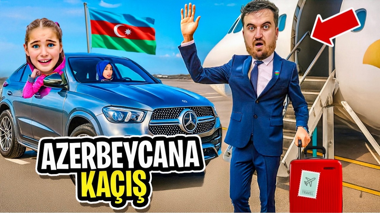 ELİF SİNEM AZERBAYCANA KAÇIŞ OPERASYONU !! BABAM SÜRPRİZ YAPTI !!
